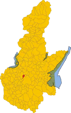 Locatie van Cellatica in Brescia (BS)