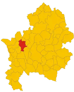 Locatie van Cerro al Volturno in Isernia (IS)