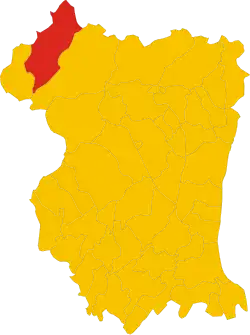 Locatie van Cimolais in Pordenone (PN)