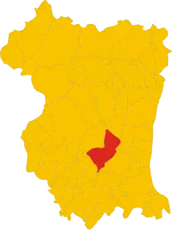 Locatie van Cordenons in Pordenone (PN)