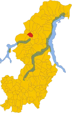 Locatie van Corrido in Como (CO)