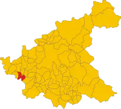 Locatie van Forano in Rieti (RI)