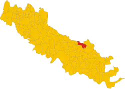 Locatie van Gabbioneta-Binanuova in Cremona (CR)