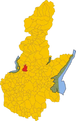 Locatie van Gardone Val Trompia in Brescia (BS)