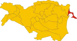 Locatie van Goro in Ferrara (FE)