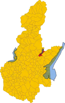 Locatie van Idro in Brescia (BS)