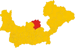 Locatie van Lanzada in Sondrio (SO)