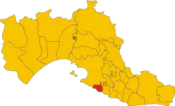 Locatie van Leporano in Tarente (TA)