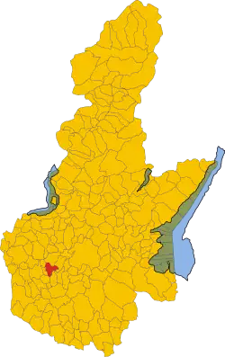 Locatie van Lograto in Brescia (BS)