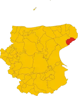 Locatie van Mattinata in Foggia (FG)