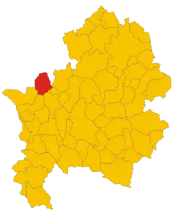 Locatie van Montenero Val Cocchiara in Isernia (IS)