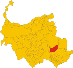 Locatie van Nughedu San Nicolò in Sassari (SS)