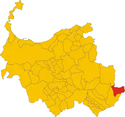 Locatie van Nule in Sassari (SS)