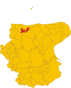 Locatie van Poggio Imperiale in Foggia (FG)