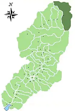 Locatie van Ponte di Legno in Brescia (BS)