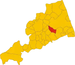 Locatie van Ponzano di Fermo in Fermo (FM)