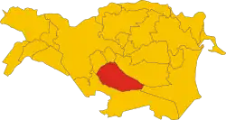 Locatie van Portomaggiore in Ferrara (FE)