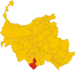 Locatie van Pozzomaggiore in Sassari (SS)