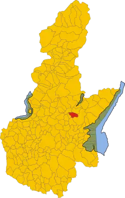 Locatie van Provaglio Val Sabbia in Brescia (BS)