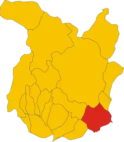 Locatie van Quarrata in Pistoia (PT)