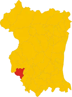 Locatie van Sacile in Pordenone (PN)