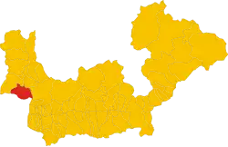 Locatie van Samolaco in Sondrio (SO)