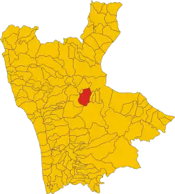 Locatie van San Demetrio Corone in Cosenza (CS)