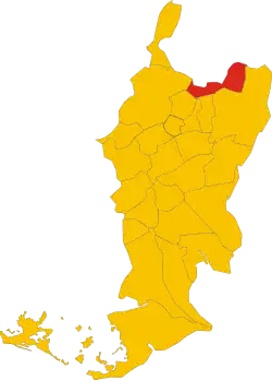 Locatie van San Floriano del Collio in Gorizia (GO)