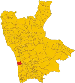 Locatie van San Lucido in Cosenza (CS)