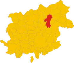 Locatie van San Marco dei Cavoti in Benevento (BN)