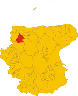 Locatie van San Paolo di Civitate in Foggia (FG)