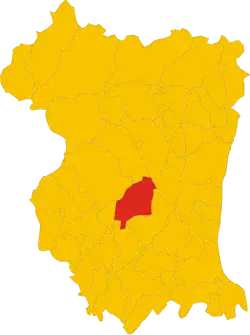 Locatie van San Quirino in Pordenone (PN)