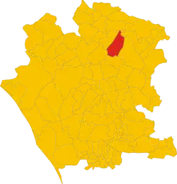 Locatie van Sant'Angelo d'Alife in Caserta (CE)