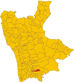 Locatie van Santo Stefano di Rogliano in Cosenza (CS)