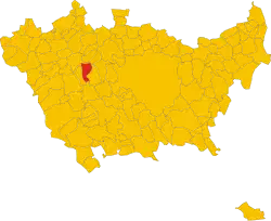 Locatie van Sedriano in Milaan (MI)