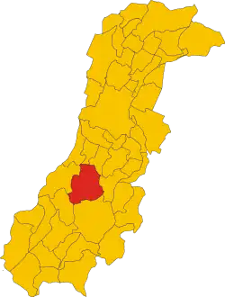 Locatie van Serramazzoni in Modena (MO)