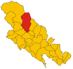 Locatie van Sesta Godano in La Spezia (SP)