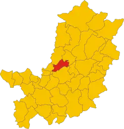 Locatie van Sesto Fiorentino in Florence