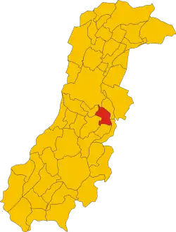 Locatie van Spilamberto in Modena (MO)