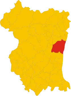 Locatie van Spilimbergo in Pordenone (PN)