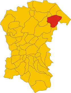 Locatie van Spoltore in Pescara (PE)