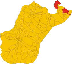 Locatie van Stilo in Reggio Calabria (RC)