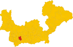 Locatie van Talamona in Sondrio (SO)