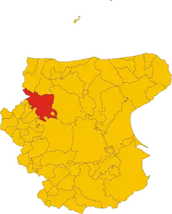 Locatie van Torremaggiore in Foggia (FG)