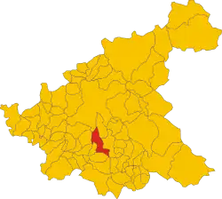 Locatie van Torricella in Sabina in Rieti (RI)