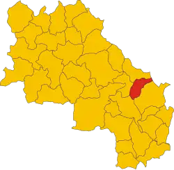 Locatie van Torrita di Siena in Siena (SI)