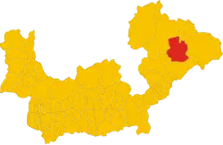 Locatie van Valdisotto in Sondrio (SO)