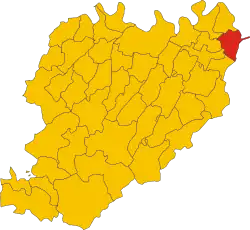 Locatie van Villanova sull'Arda in Piacenza (PC)