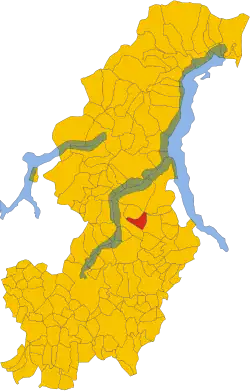 Locatie van Zelbio in Como (CO)