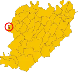 Locatie van Caminata in Piacenza (PC)